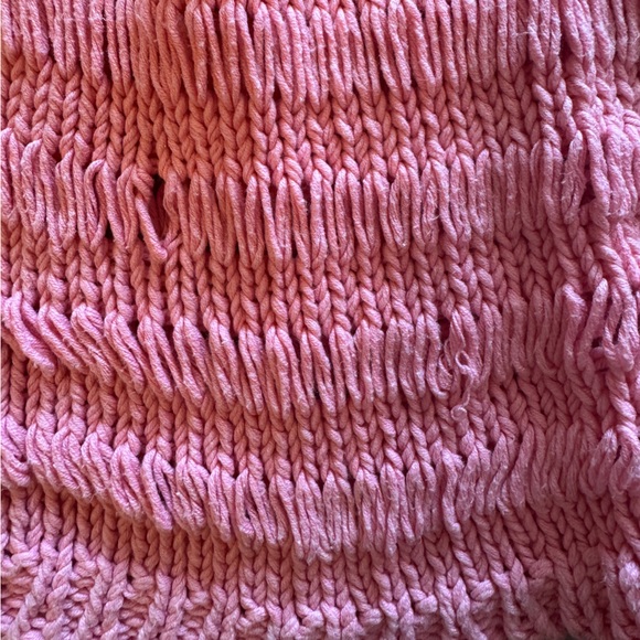 Mango Baby Pink Crotchet Knit Sweater Vest - Picture 8 of 8